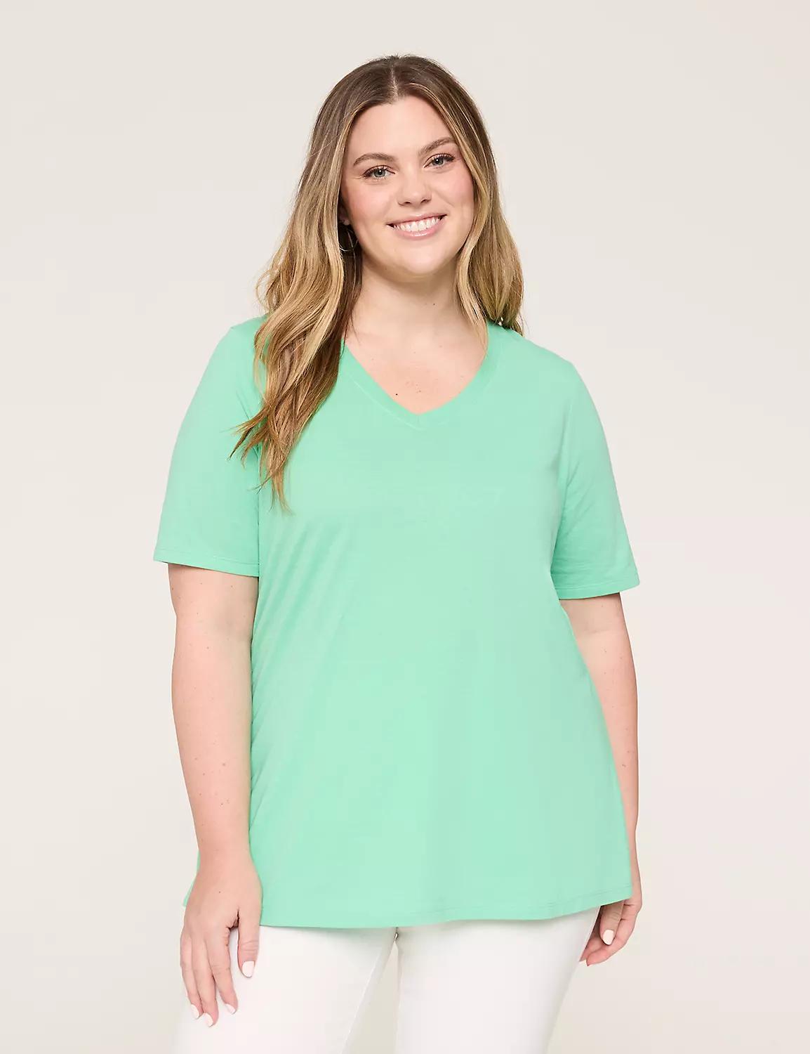 Perfect Sleeve V-Neck Tee Product Image