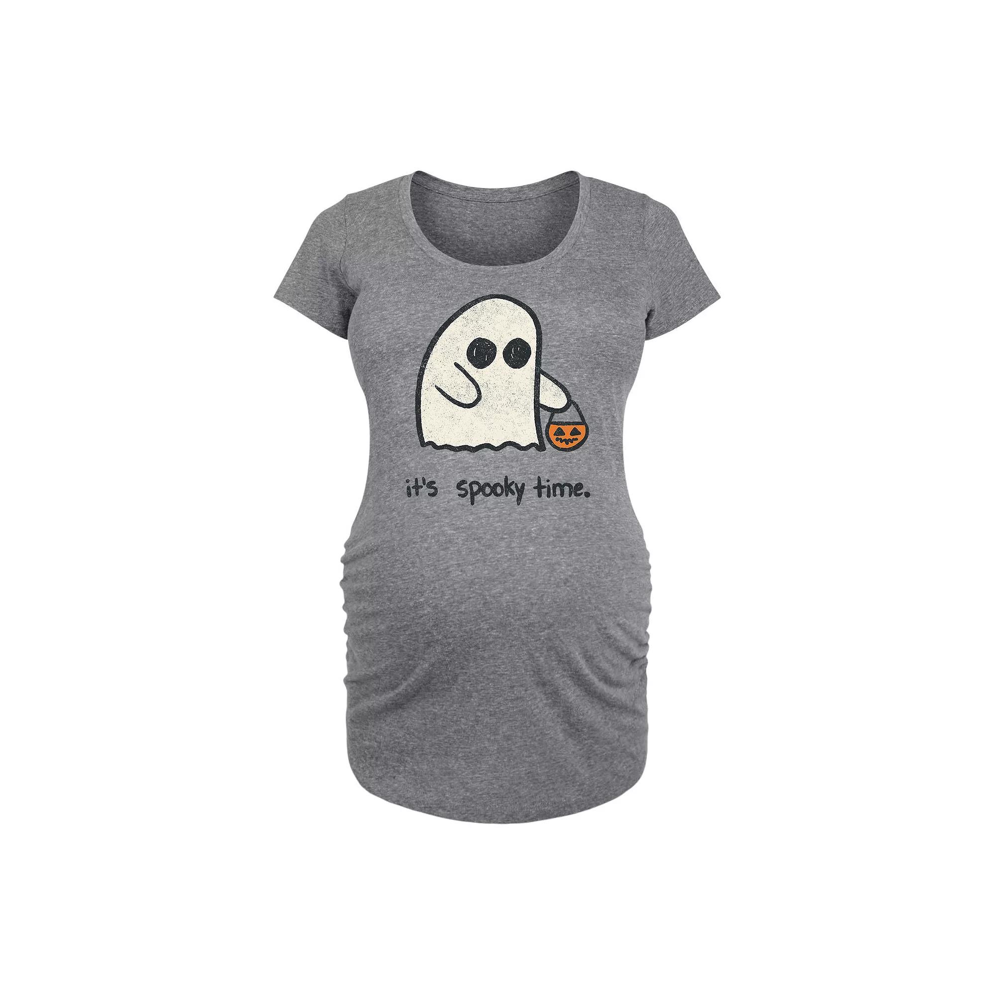 Maternity Its Spooky Time Halloween Graphic Tee, Women's,  Product Image
