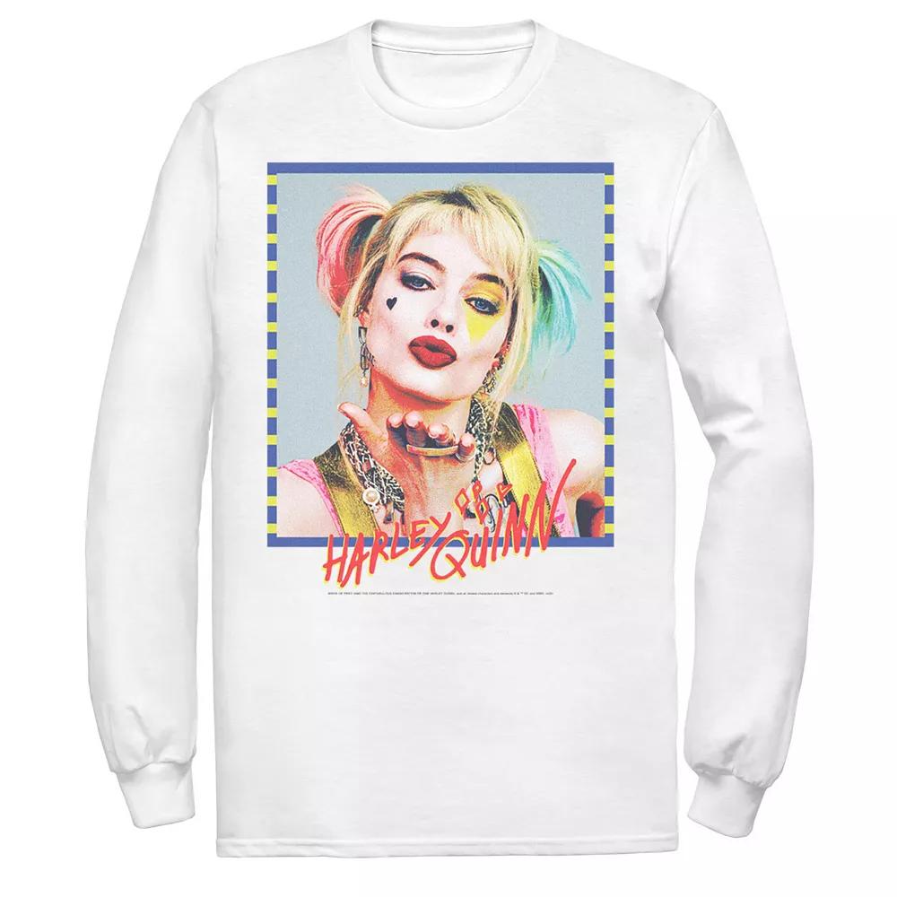 Men's DC Comics Birds Of Prey Harley Quinn Headshot Poster Tee,  Product Image