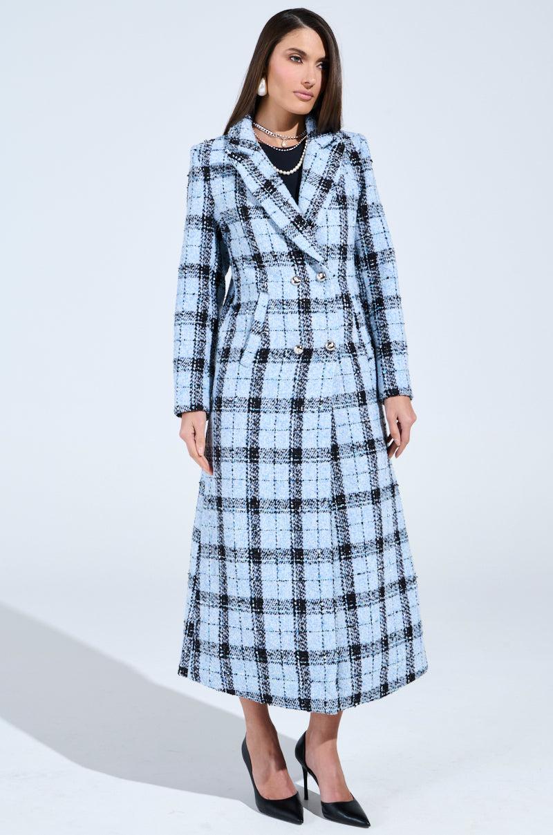 SMOOTH TRANSITION TWEED TRENCH Product Image