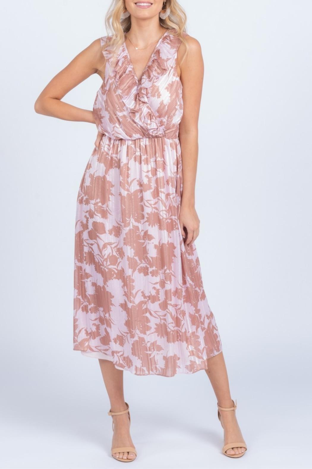 Ruffle Midi Dress Product Image