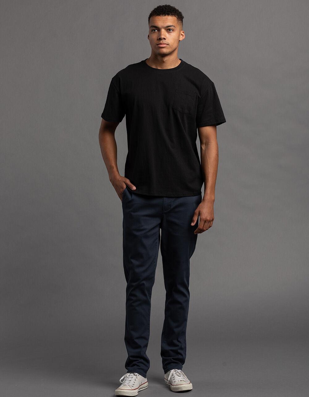 RSQ Mens Slim Chino Pants - WASHED NAVY Product Image