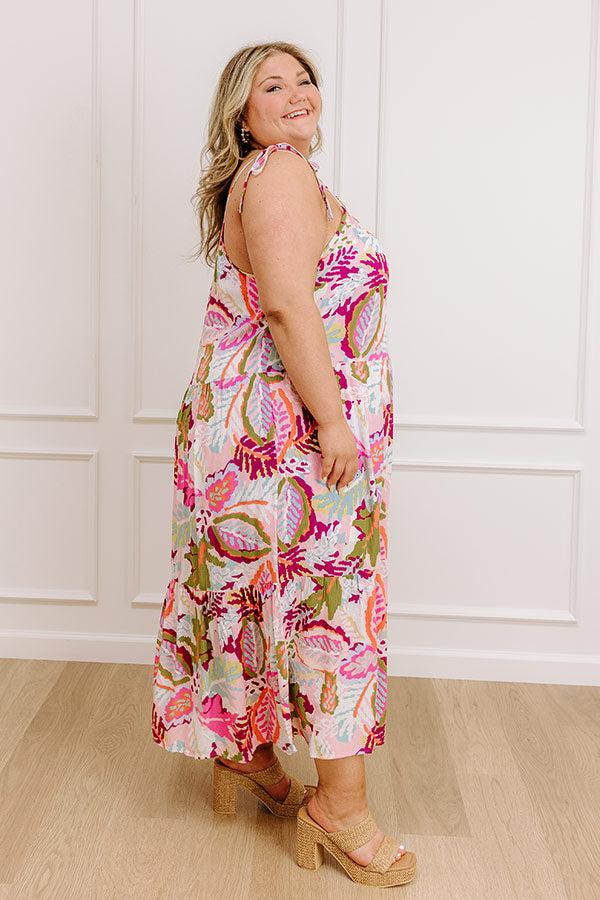 Tropical Dreams Midi Dress Curves Product Image