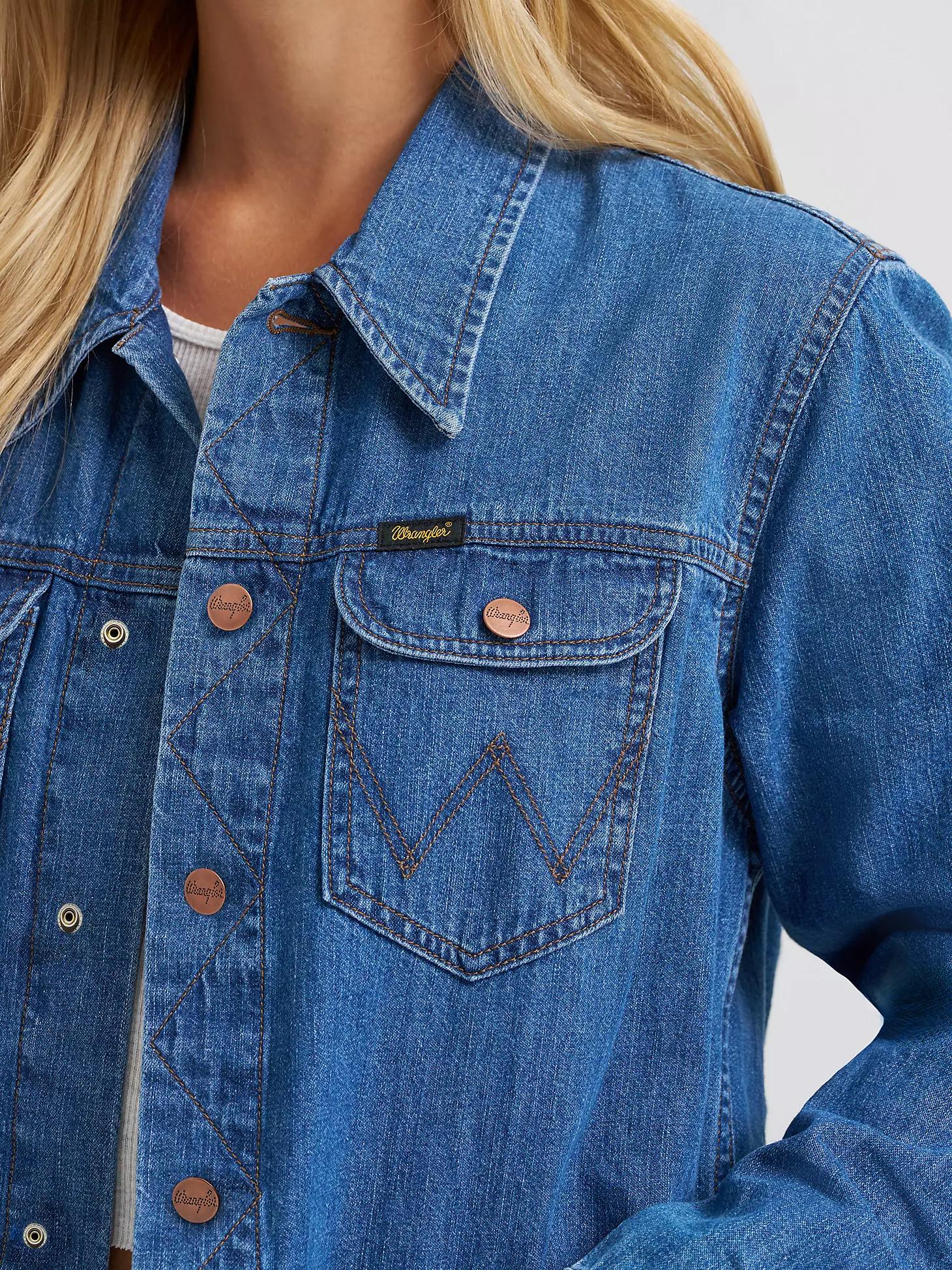 Women's Range Shirt in Harbor Blue Product Image