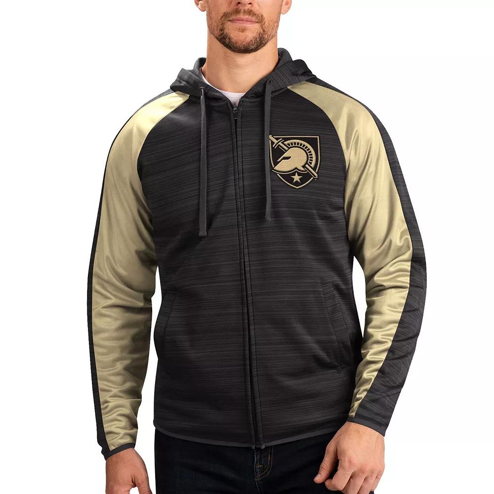 Men's G-III Sports by Carl Banks Green Michigan State Spartans Neutral Zone Raglan Full-Zip Track Jacket Hoodie,  Product Image