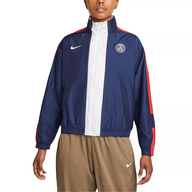 Women's Nike Navy Paris Saint-Germain Essential Anthem Full-Zip Jacket,  Product Image