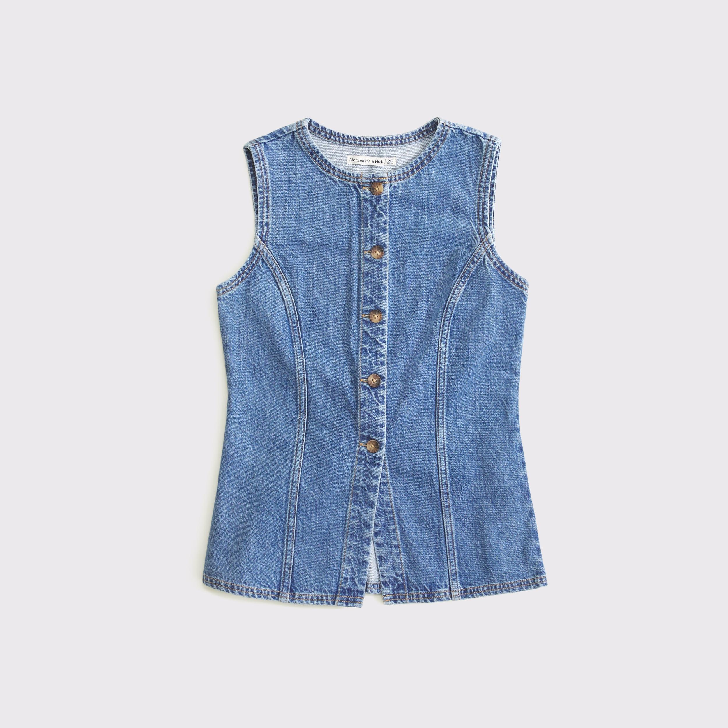 Denim Vest Product Image