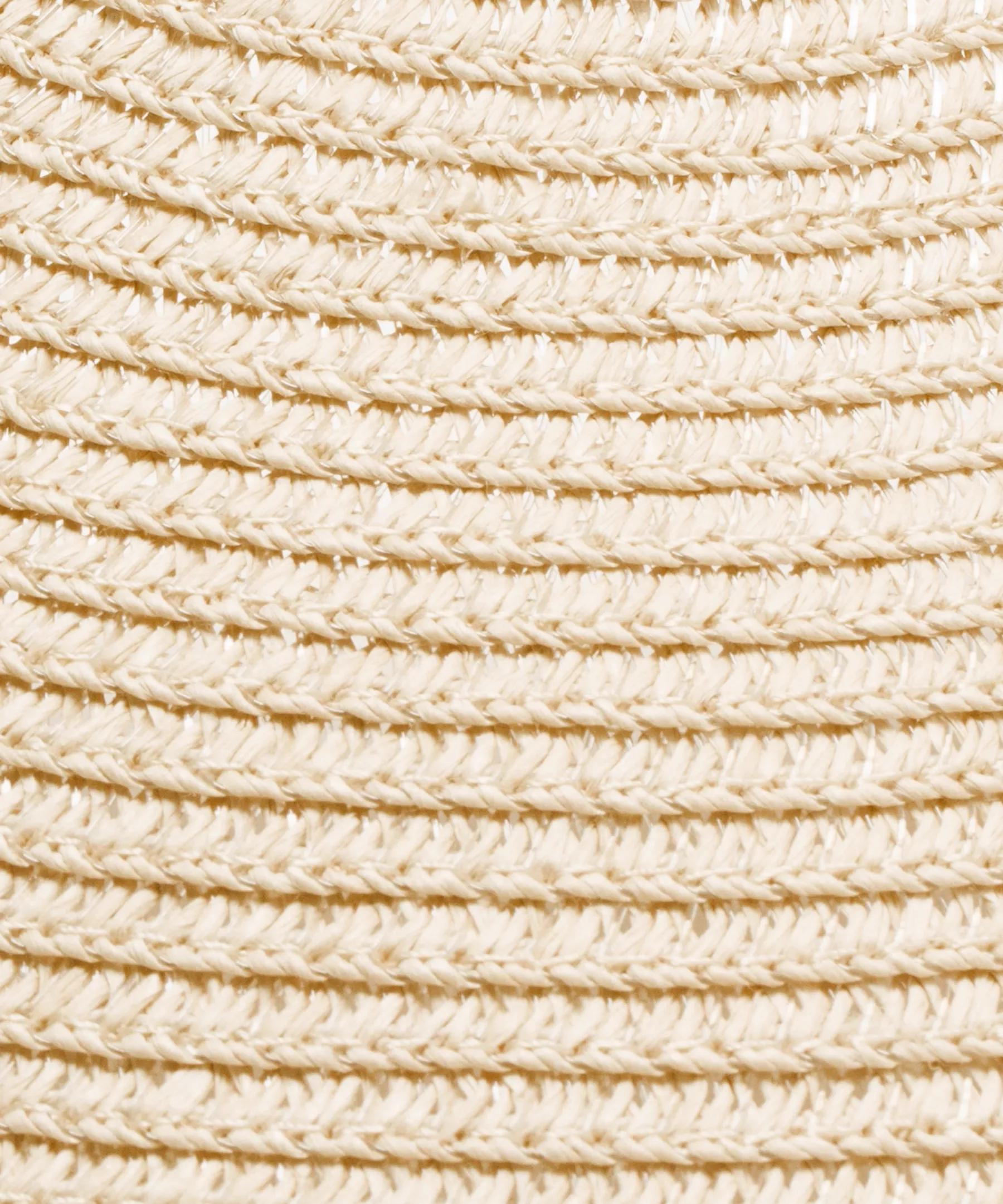 Women's Paper Straw Removable Sweatband Visor Product Image