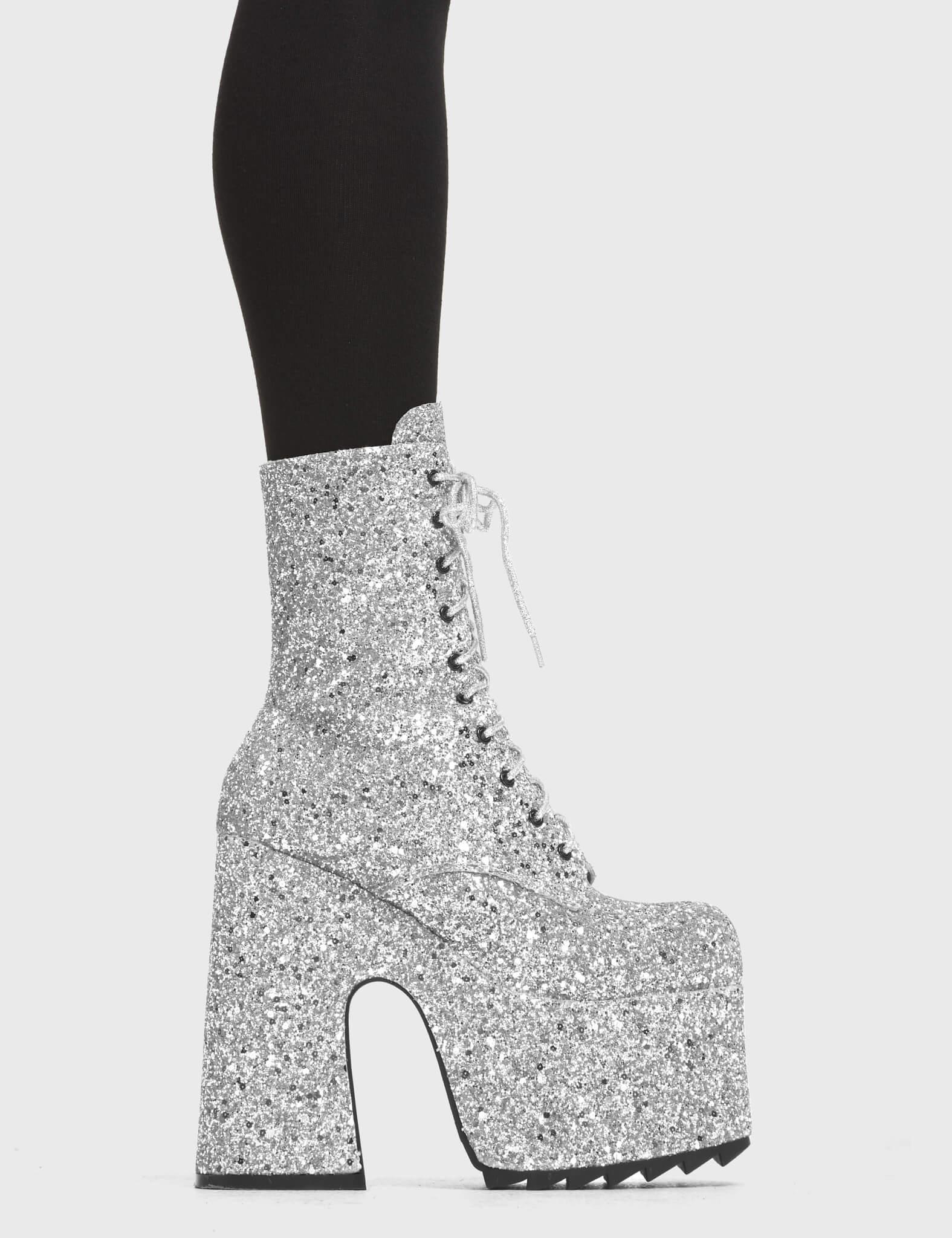 Spotlight Chunky Platform Ankle Boots Product Image