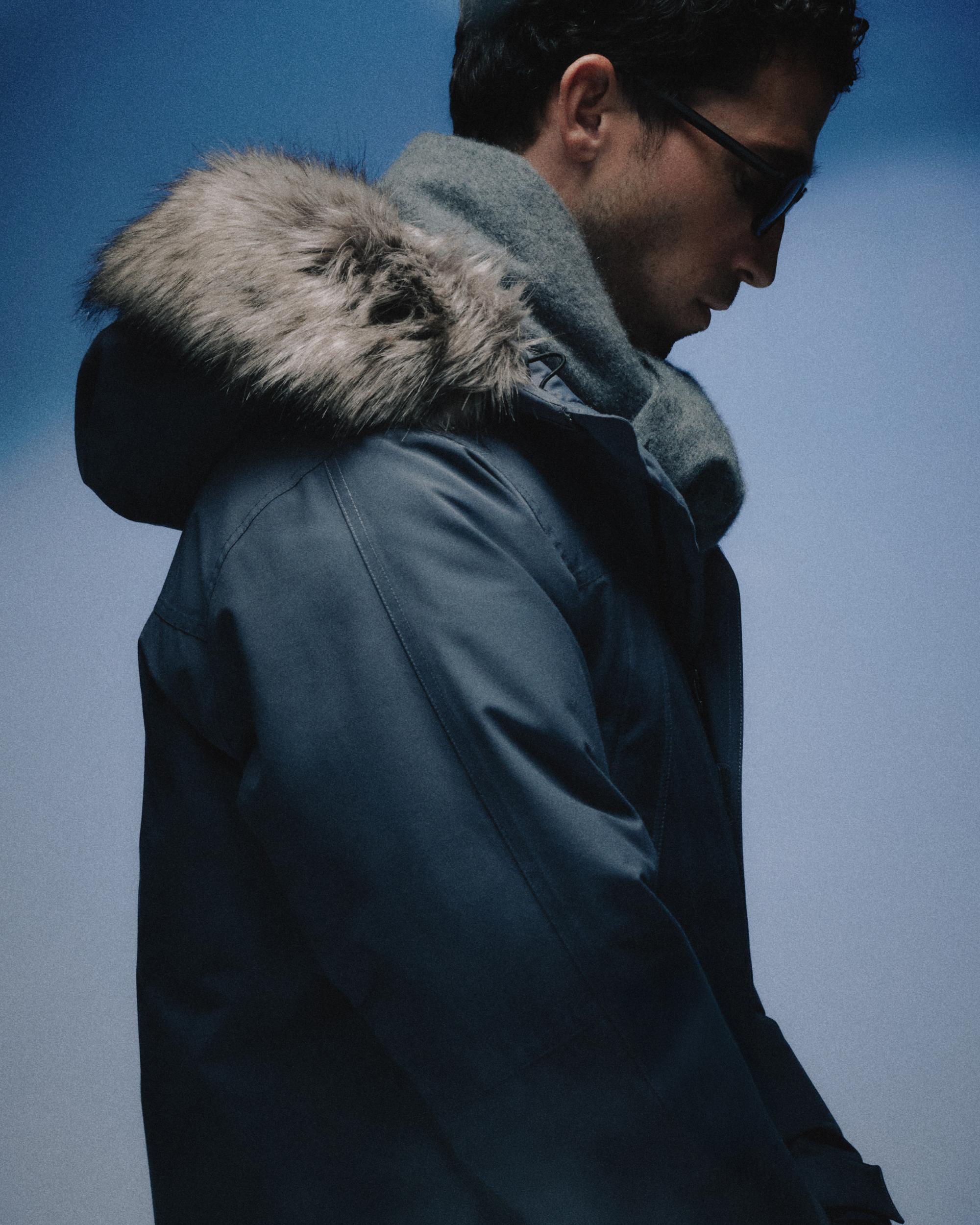 Quince | Men's Responsible Down Hooded Parka Recycled Polyester Product Image