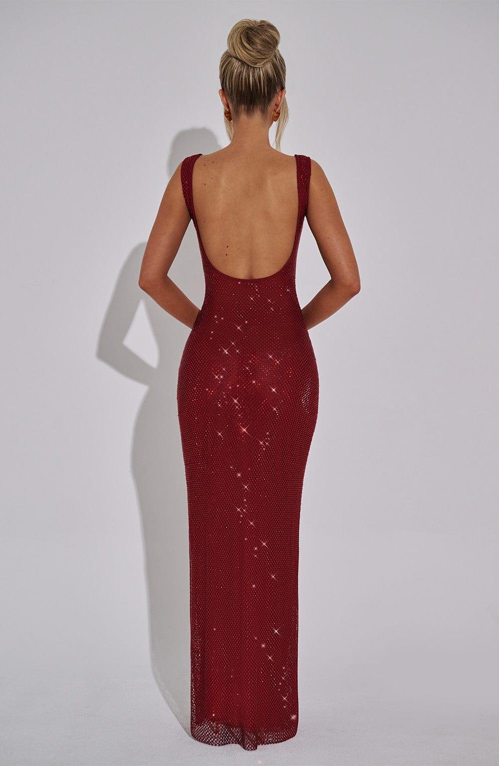 Petra Maxi Dress - Wine Product Image