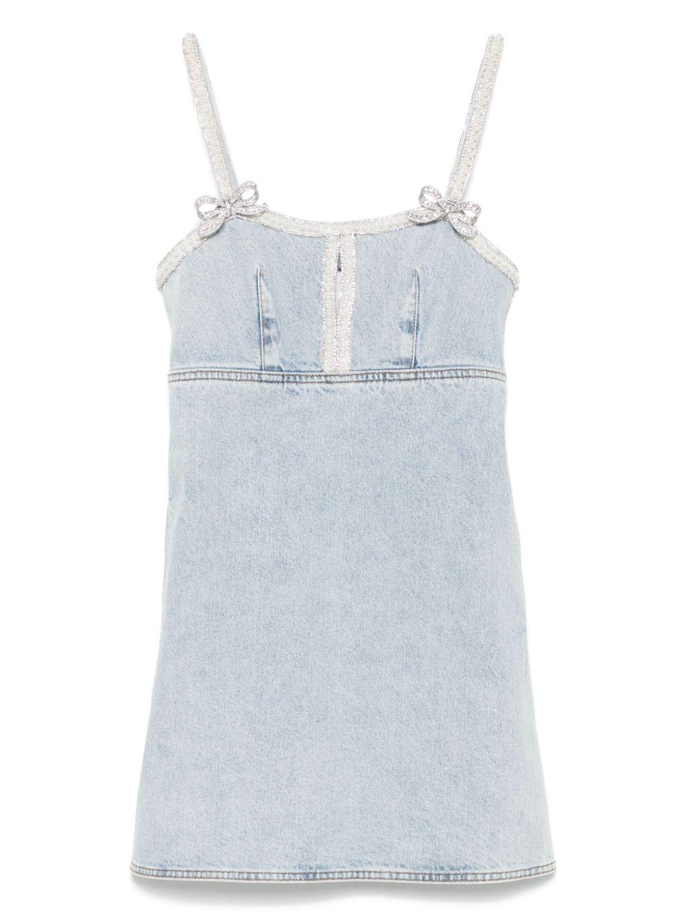 denim mini dress Product Image