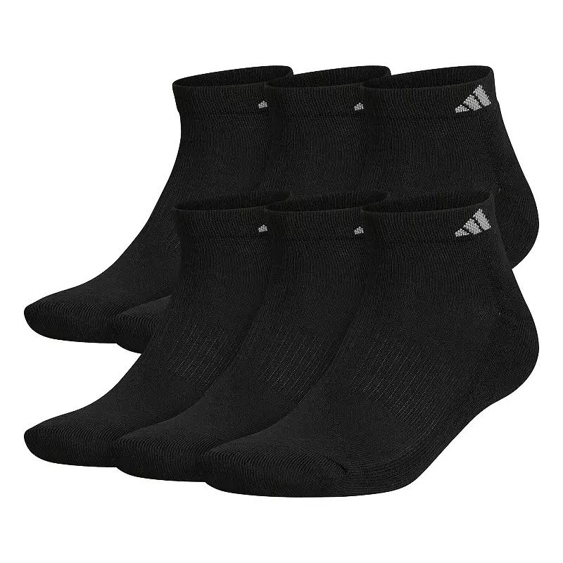 Men's adidas 6-pack Athletic Cushioned Low-Cut Socks, Adult Unisex,  Product Image