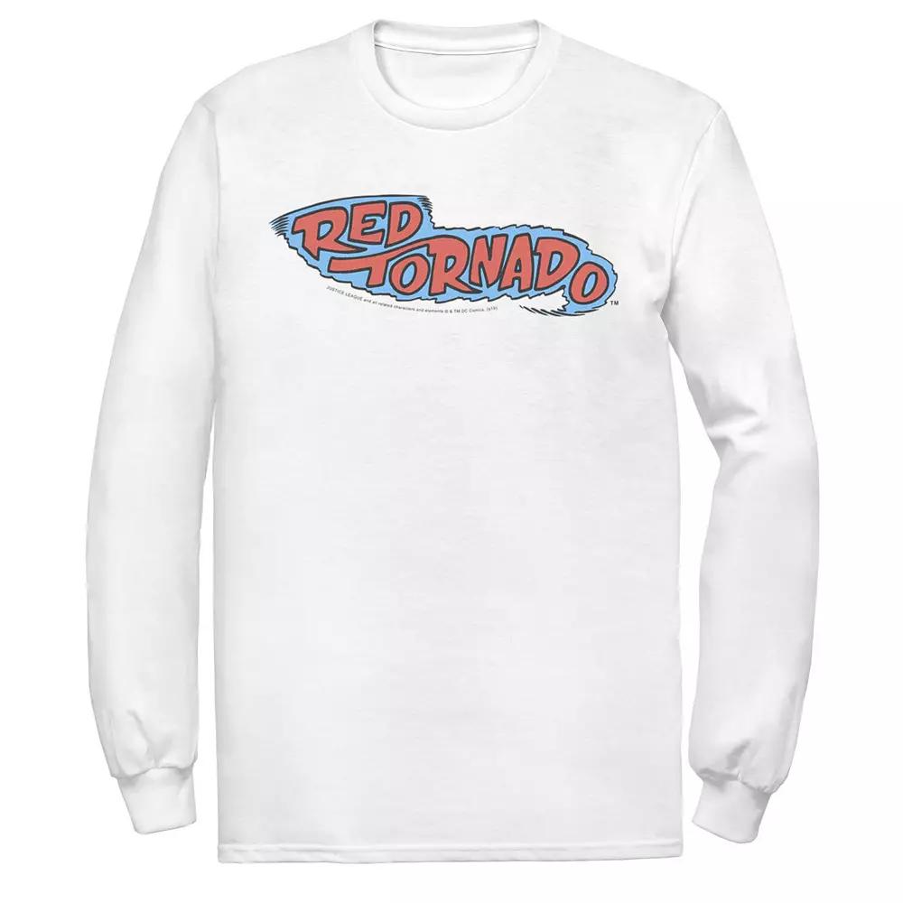 Men's DC Comics Red Tornado Text Logo Poster Tee,  Product Image