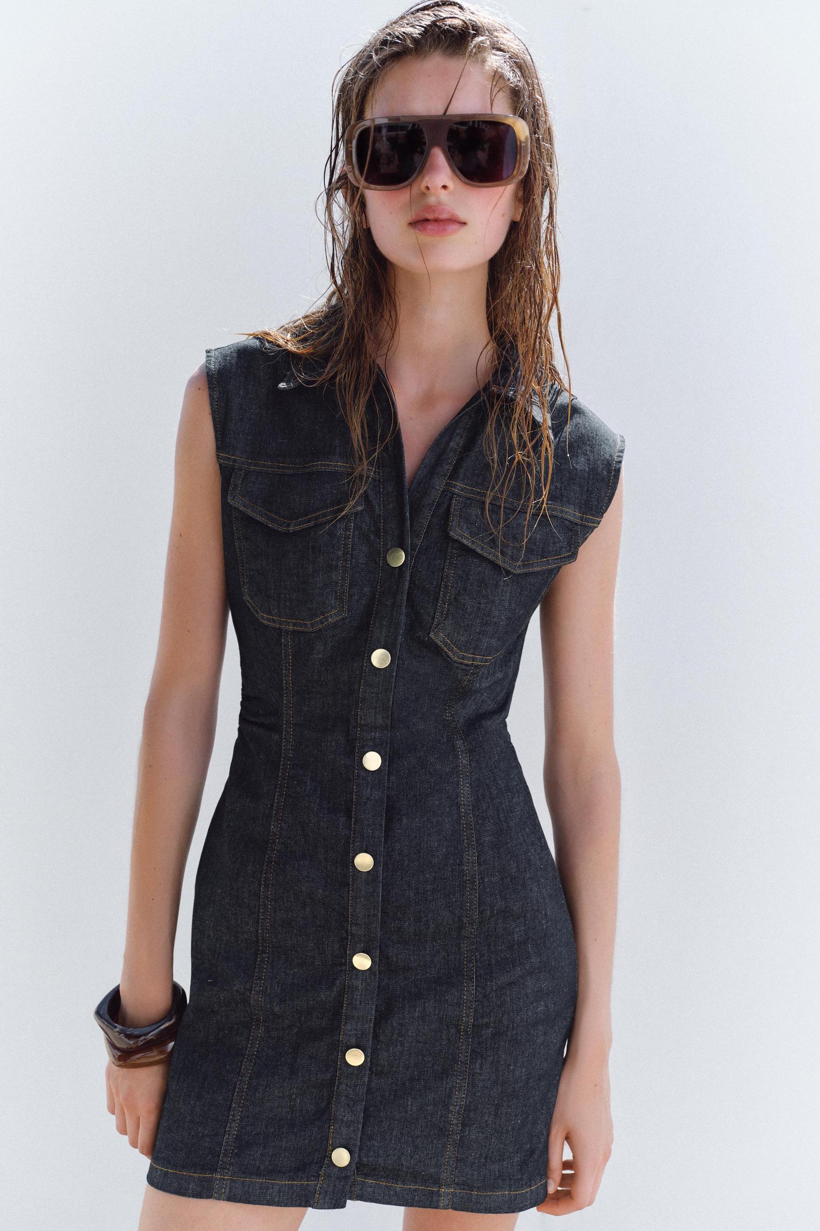 Z1975 DENIM MINI DRESS Product Image