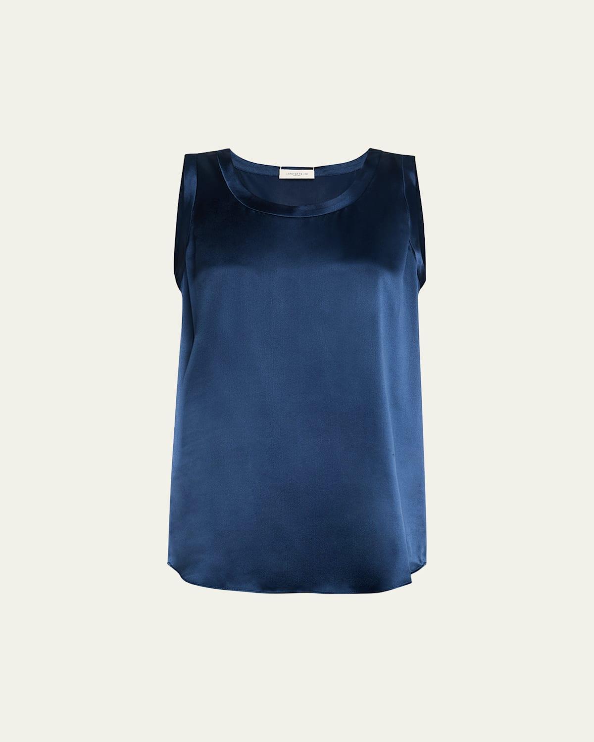 Perla Luxe Reversible Silk Charmeuse Shell Product Image