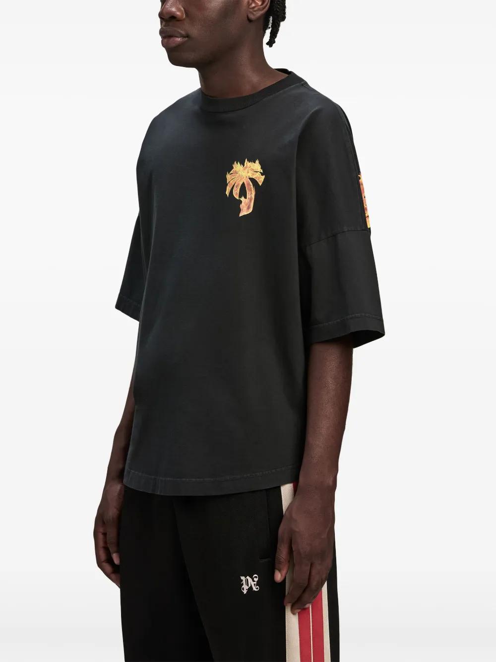 logo-print cotton T-shirt Product Image