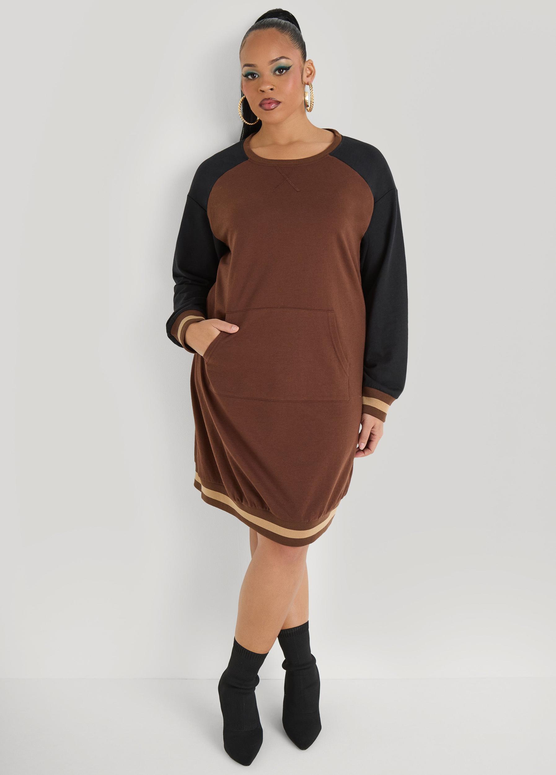 Raglan French Terry Sneaker Dress Product Image