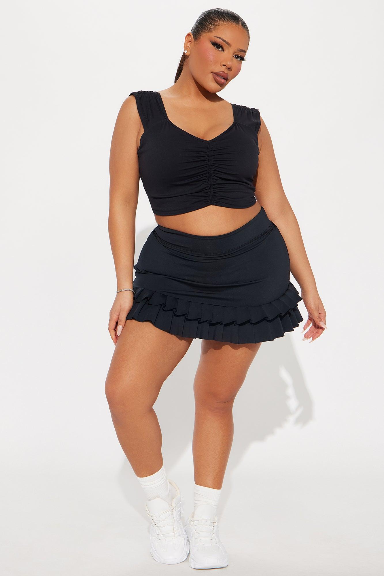 Racquet Club Elevate Active Skirt - Black Product Image