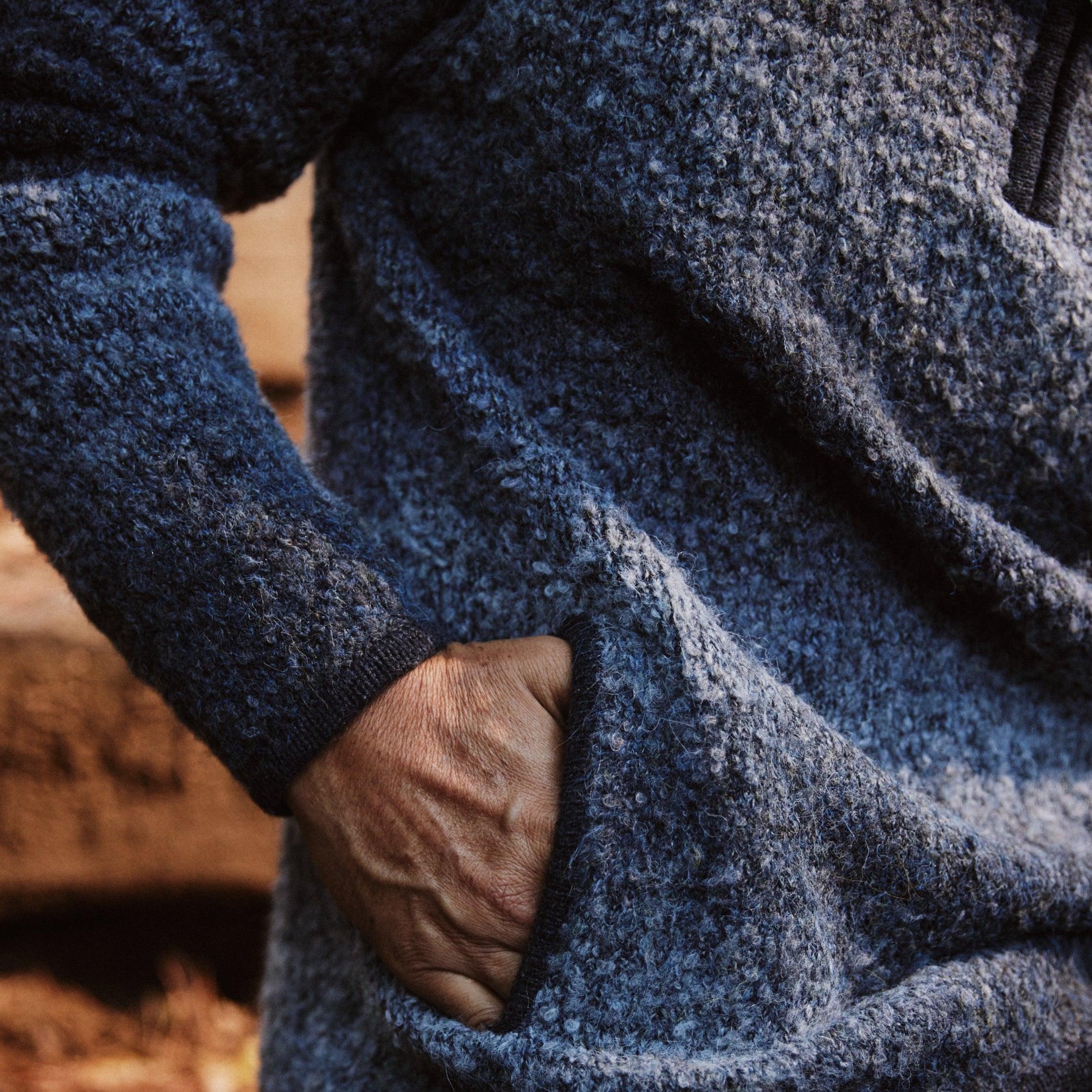 Ambassador Boucle Half Zip Sweater - Charcoal Heather Product Image