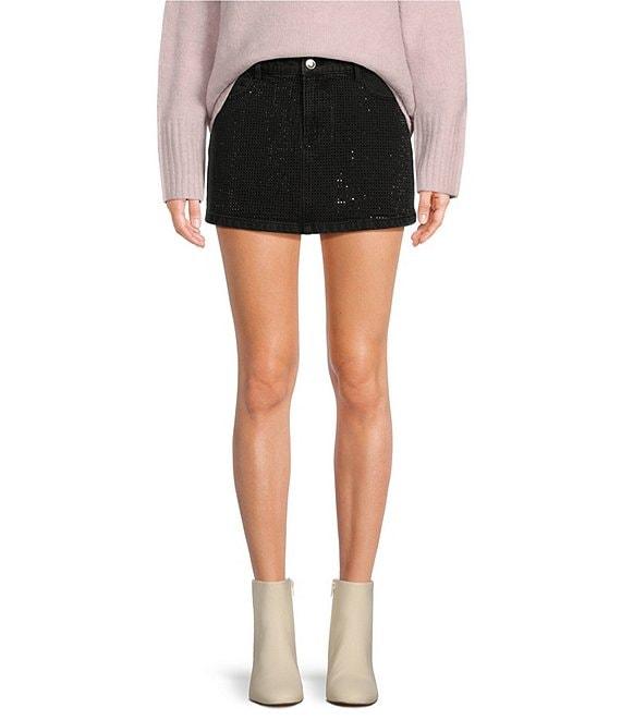 GB Bedazzled Mini Skirt Product Image
