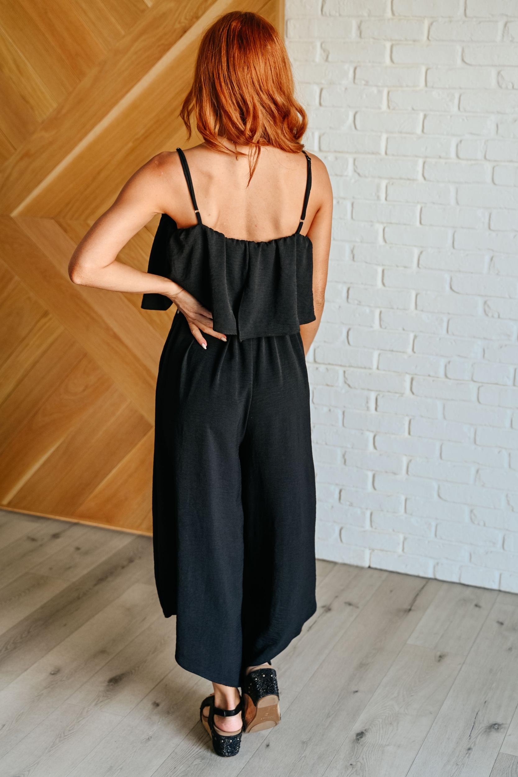 When All is Said and Done Spaghetti Strap Jumpsuit - ONLINE EXCLUSIVE! Product Image