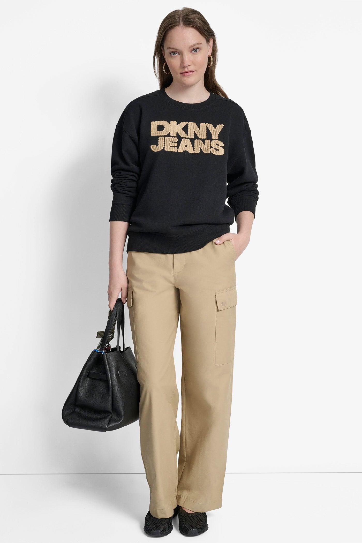 STACKED BASKETWEAVE LOGO SWEATSHIRT Product Image