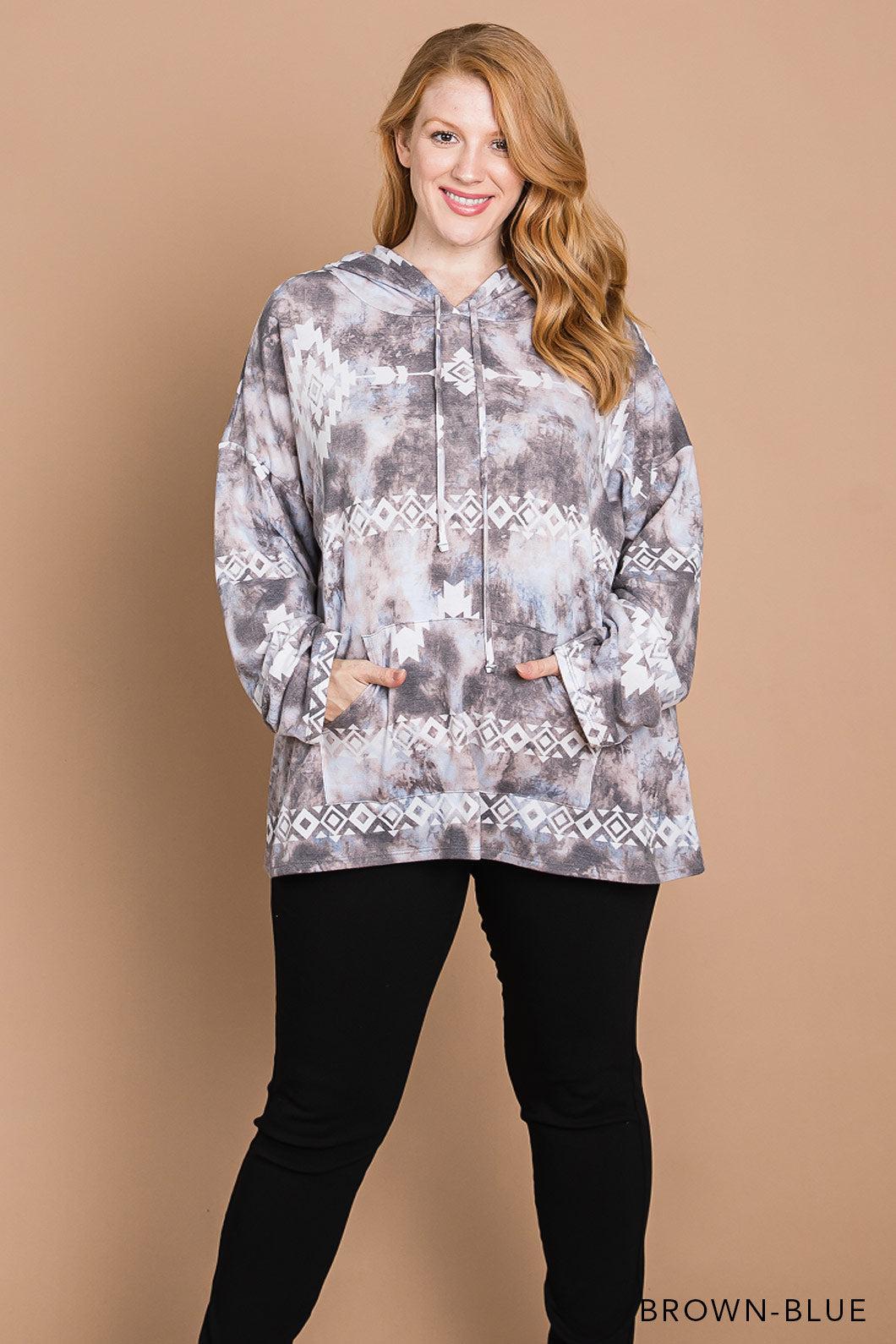 DOORBUSTER Aztec Pullover Sweater Product Image