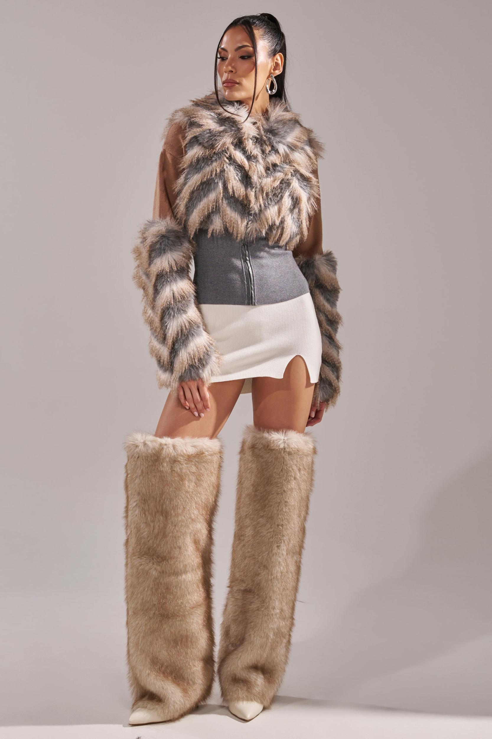 NEW SENSATION FUR TOP Product Image