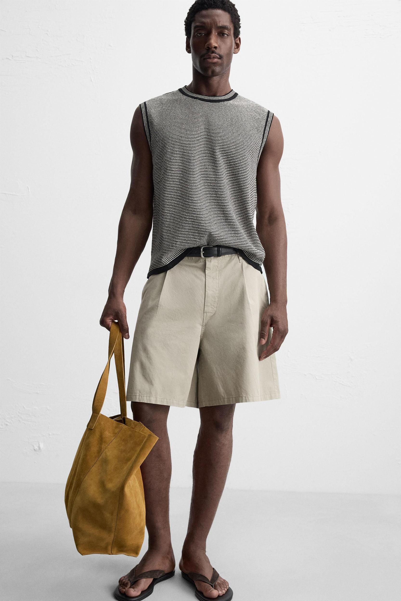 RELAXED FIT KNIT TANK TOP Product Image