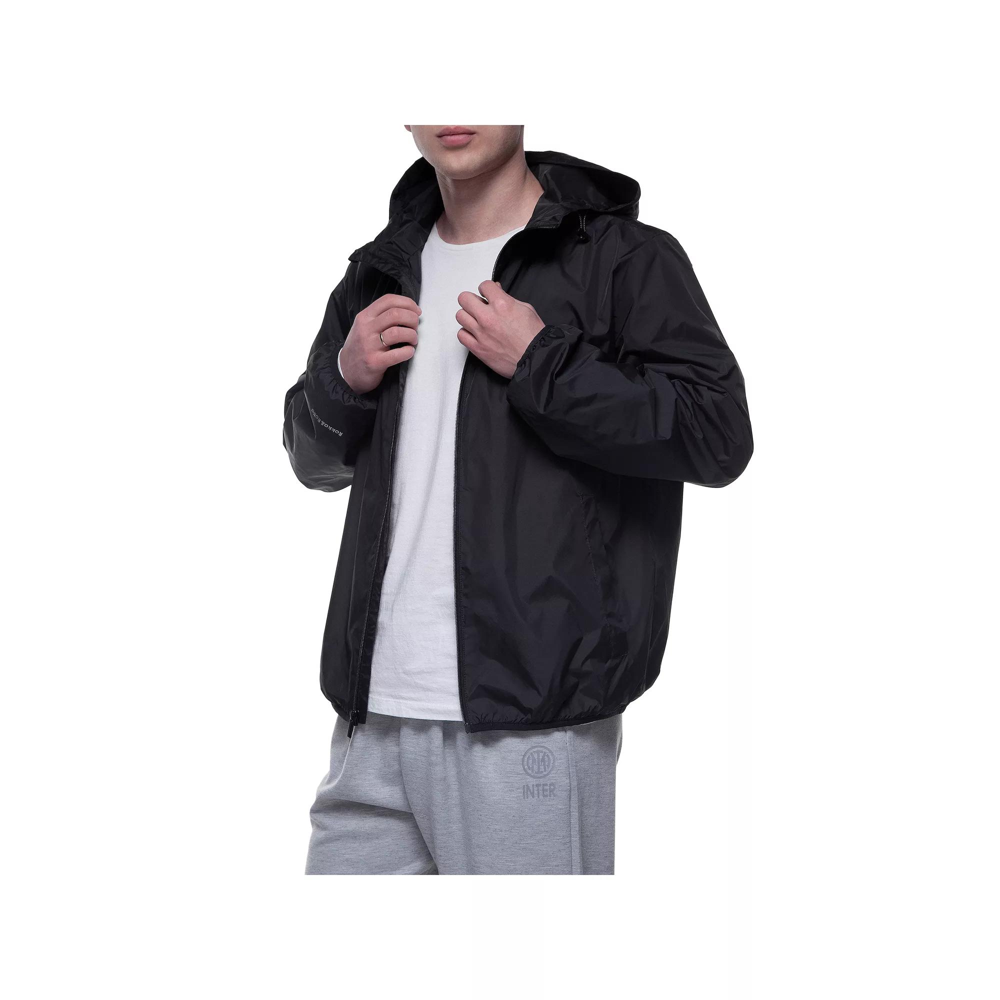 Mens Rokka&Rolla Packable Mesh Lined Windbreaker Product Image
