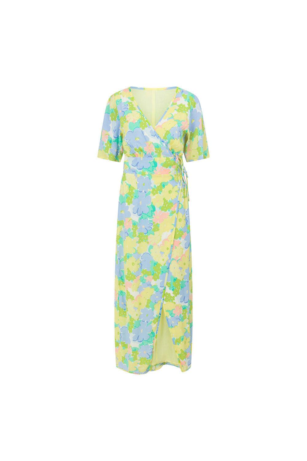 Aquitaine Wrap Dress - Floral Dream Product Image