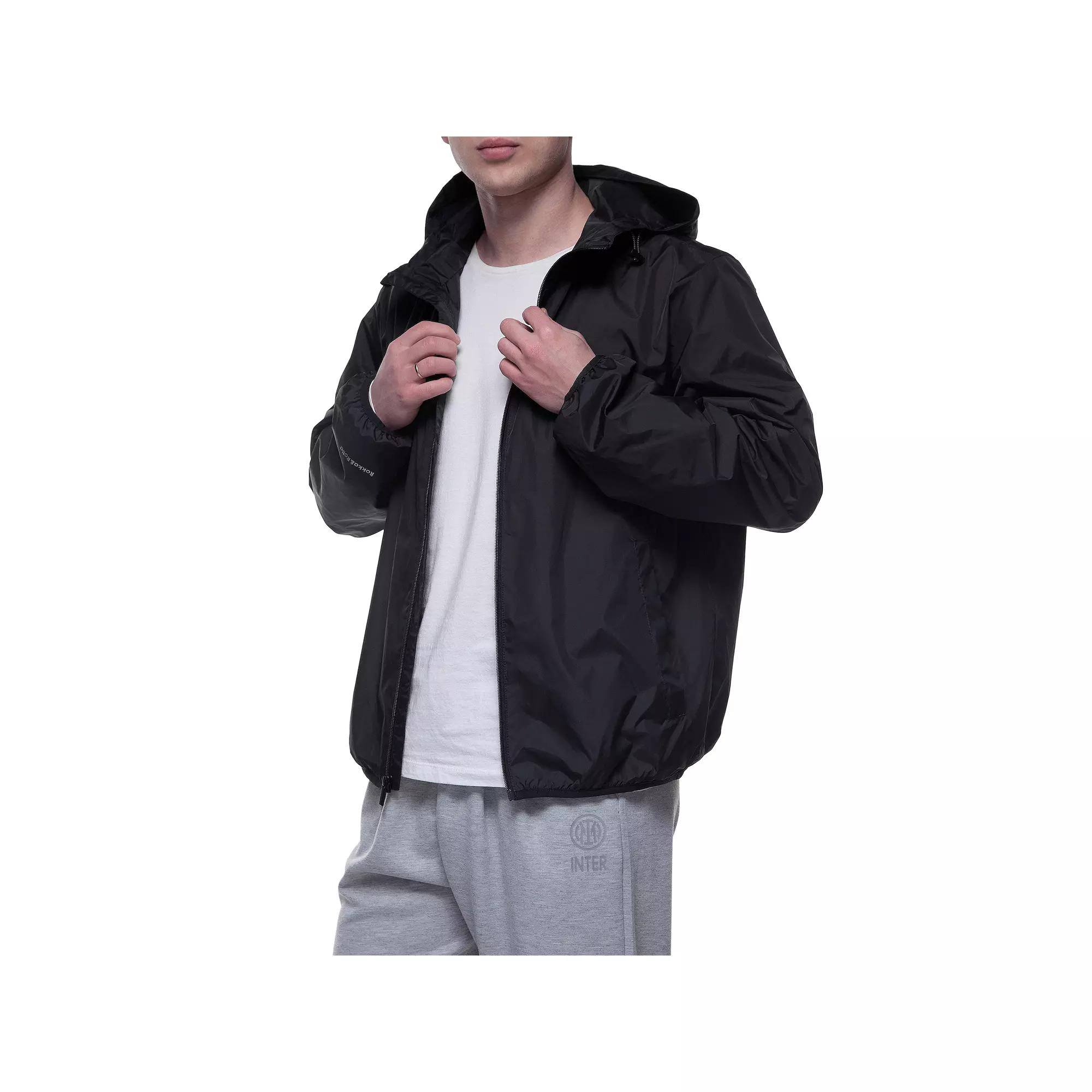 Mens Rokka&Rolla Packable Mesh Lined Windbreaker Product Image