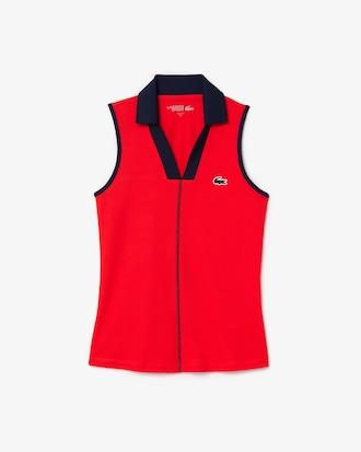 Women's Slim Fit Ultra Dry Sleeveless Tennis Polo Product Image