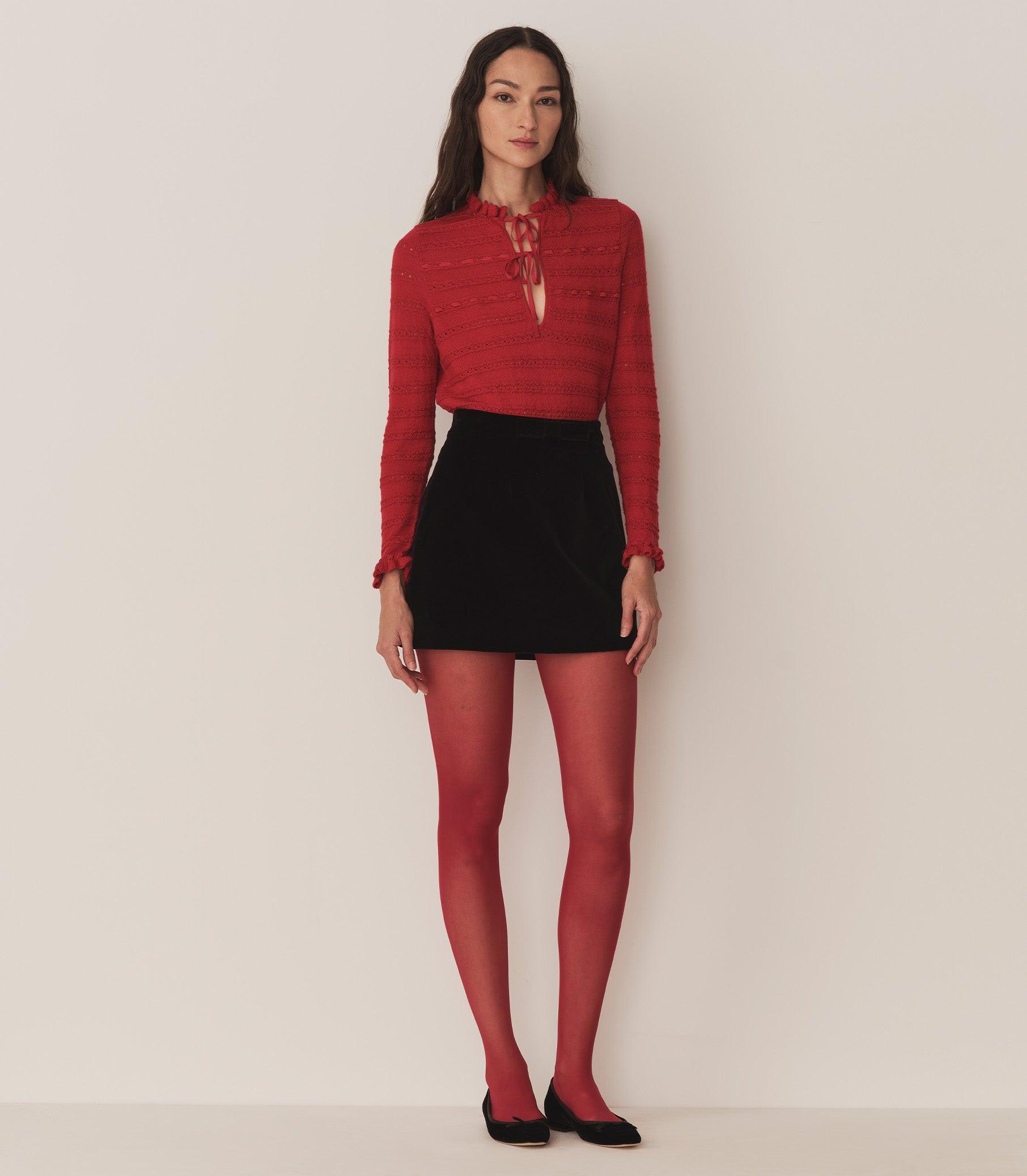 CORDELIE TOP -- WILD CHERRY Product Image