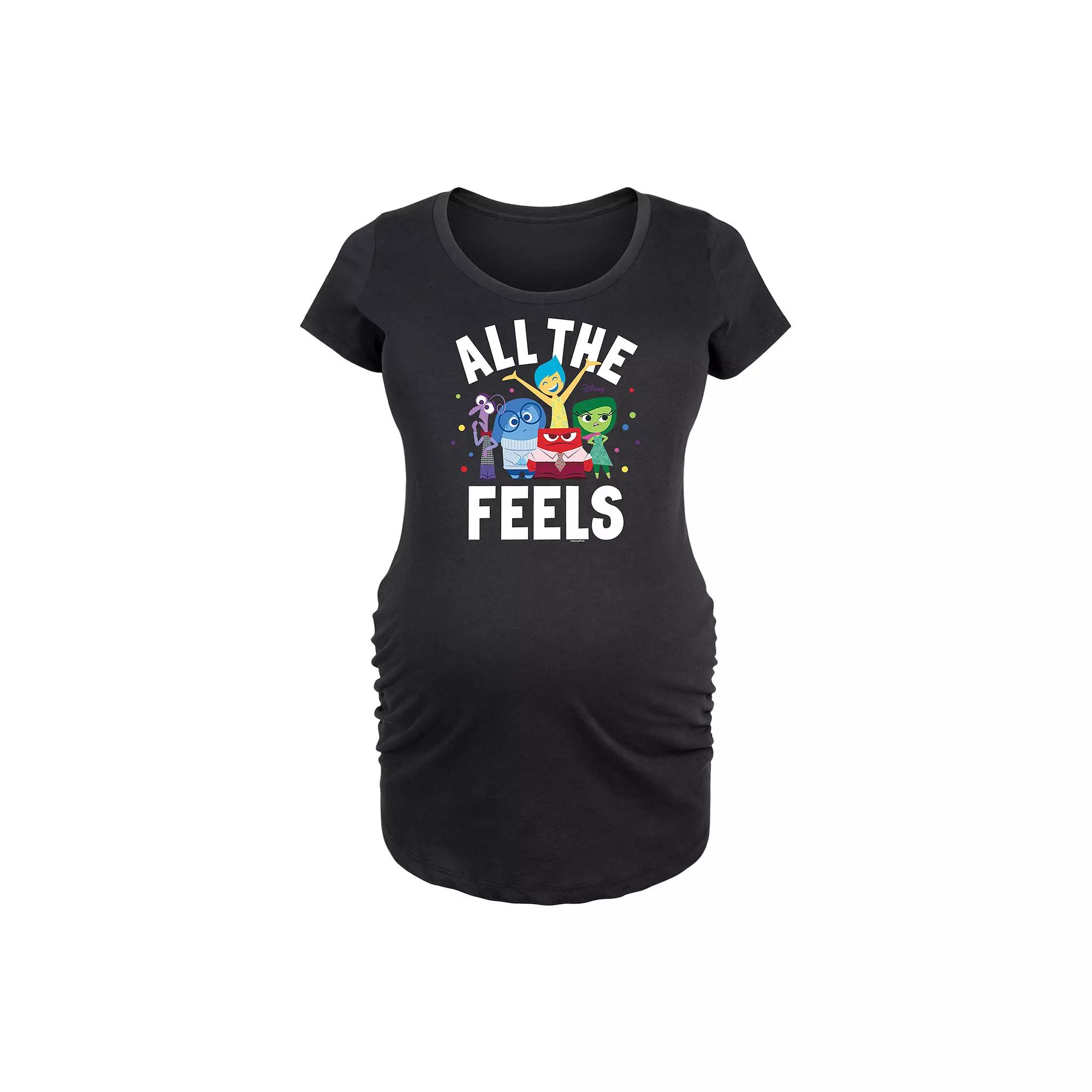 Disney / Pixar's Inside Out Maternity All The Feels Graphic Tee, Women's,  Product Image