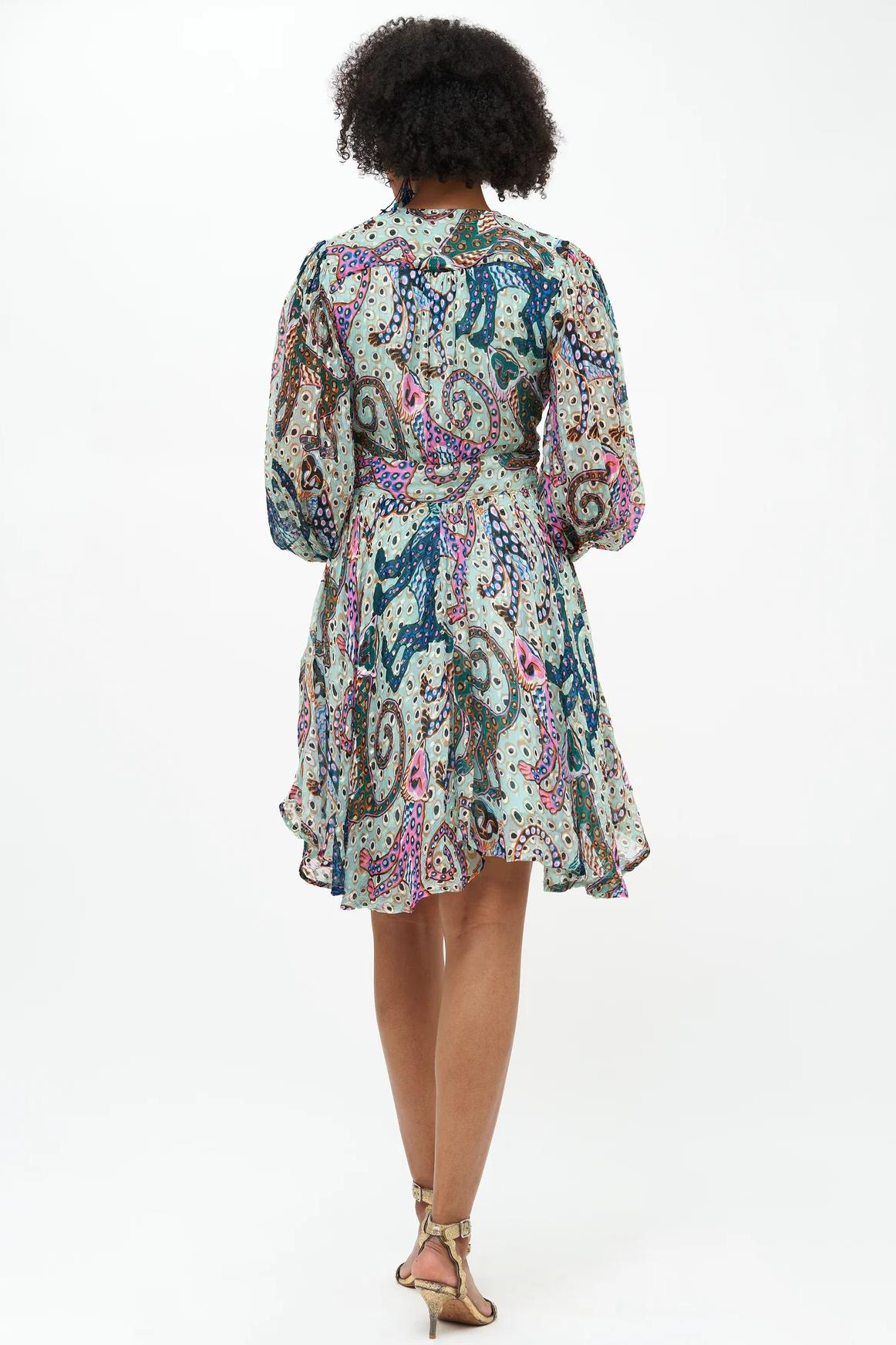 V-neck mini dress Product Image