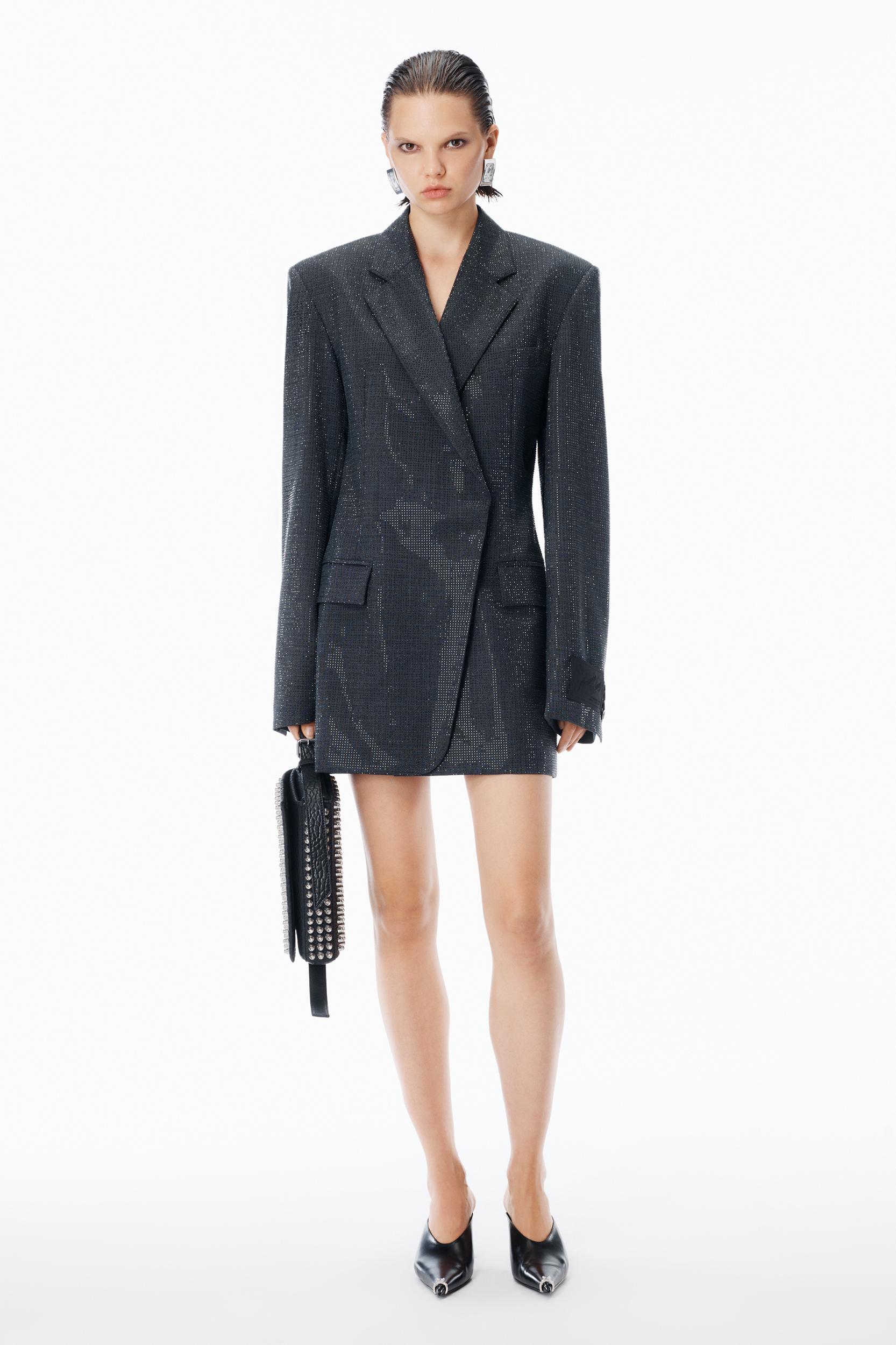 Blazer Dress In Wool Mohair Product Image