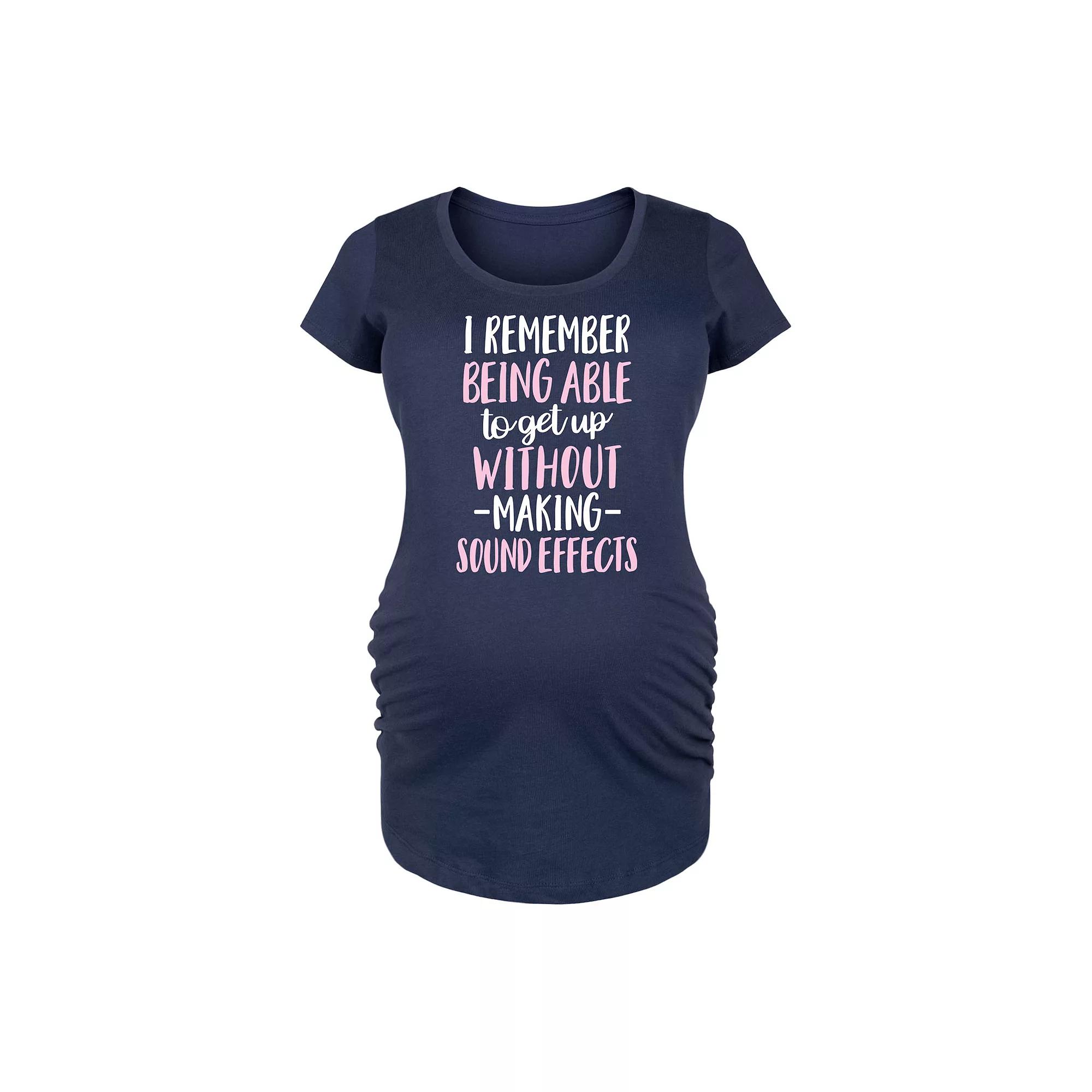 Maternity Getting Up Without Sound Effects Graphic Tee, Women's,  Product Image