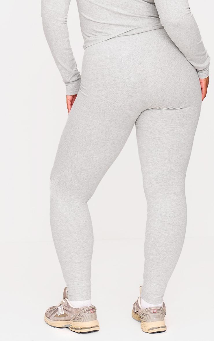 Ash Grey Sculpt Wrap Waist Gym Leggings Product Image