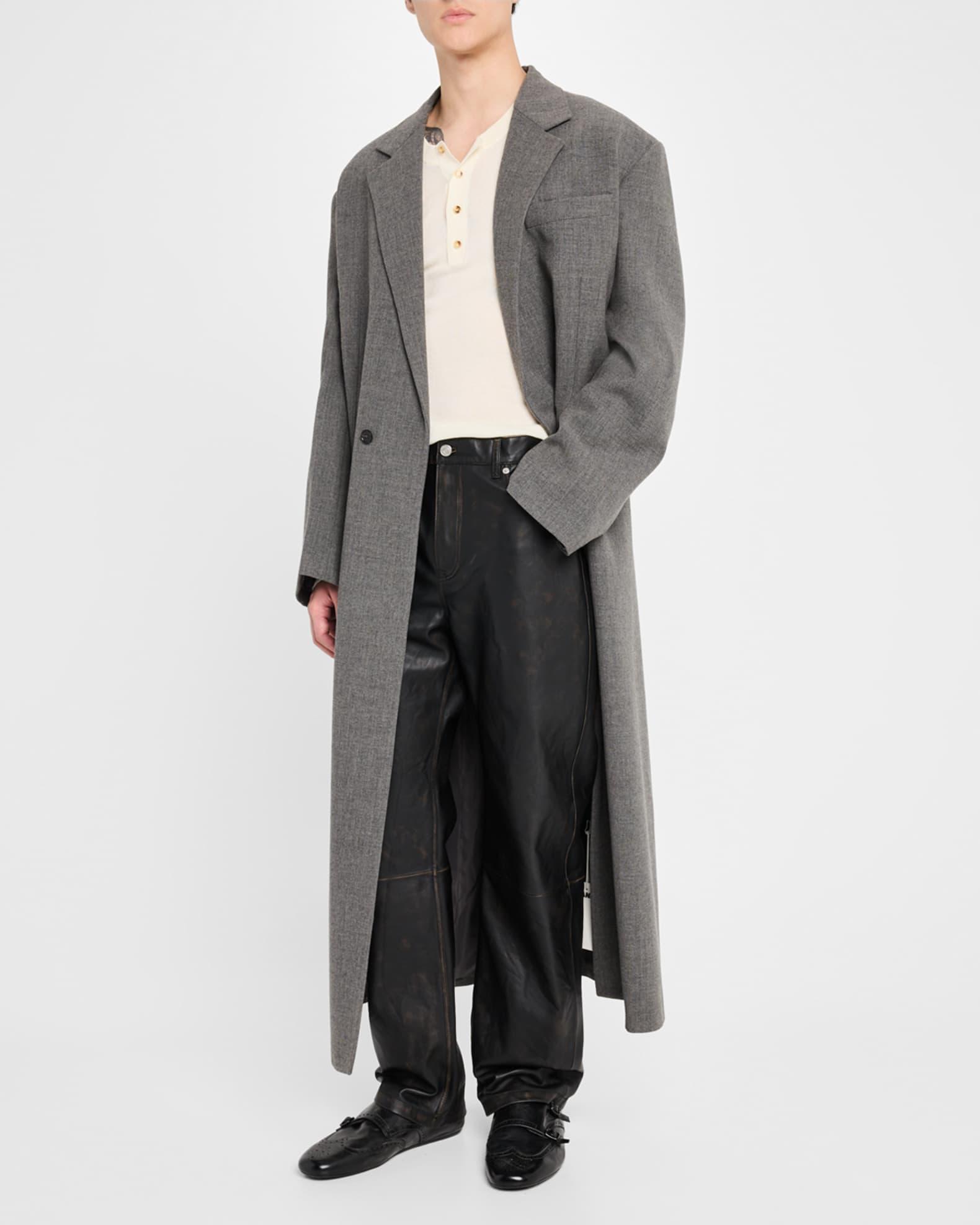 Men's Shuffle Brogue Leather Double-Monk Slip-On Product Image