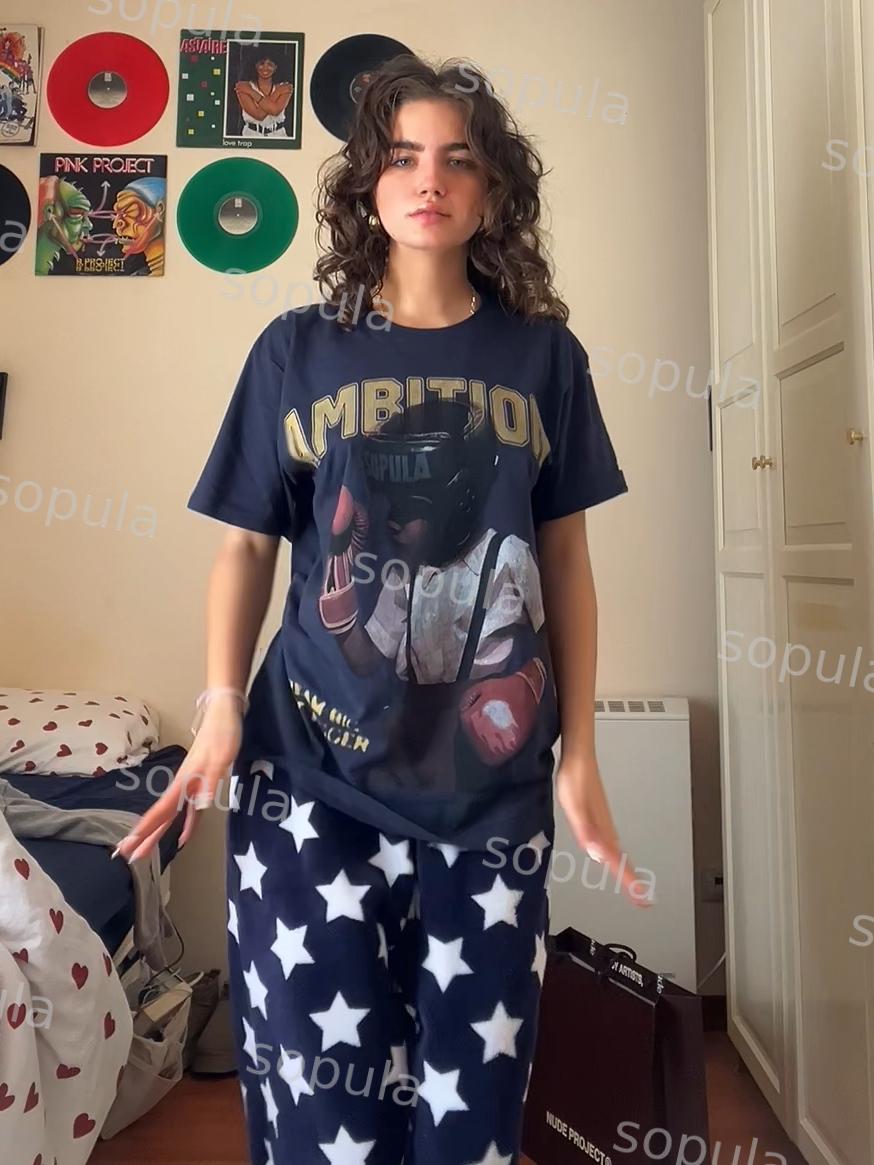 Sopula Boxer Follow Your Dream Retro Make Vintage Graphics Cotton T-Shirt Product Image