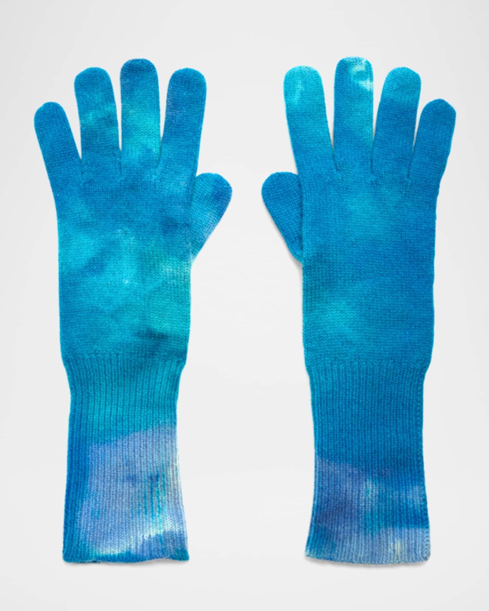 The Courchevel Cashmere-Blend Ice Dyed Gloves Product Image