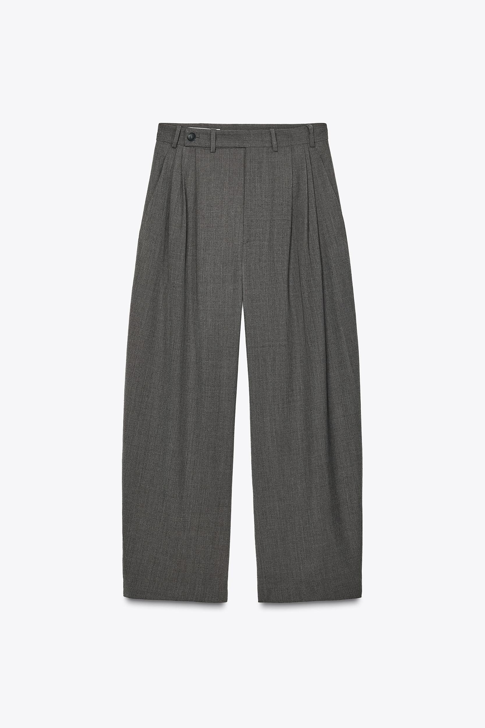 LIMITED EDITION WOOL PLEATED PANTS Product Image