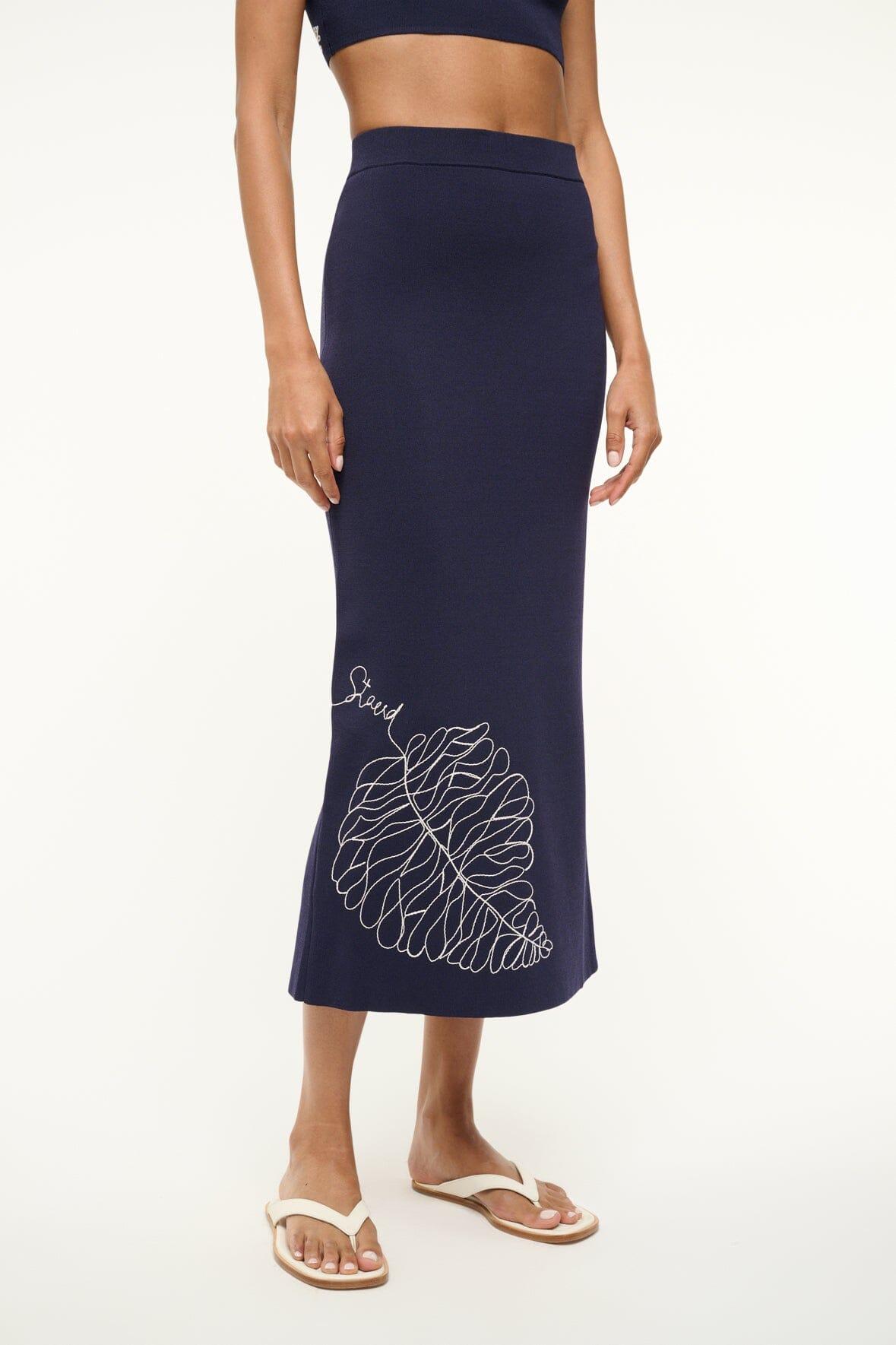 KARINA SKIRT | NAVY Product Image
