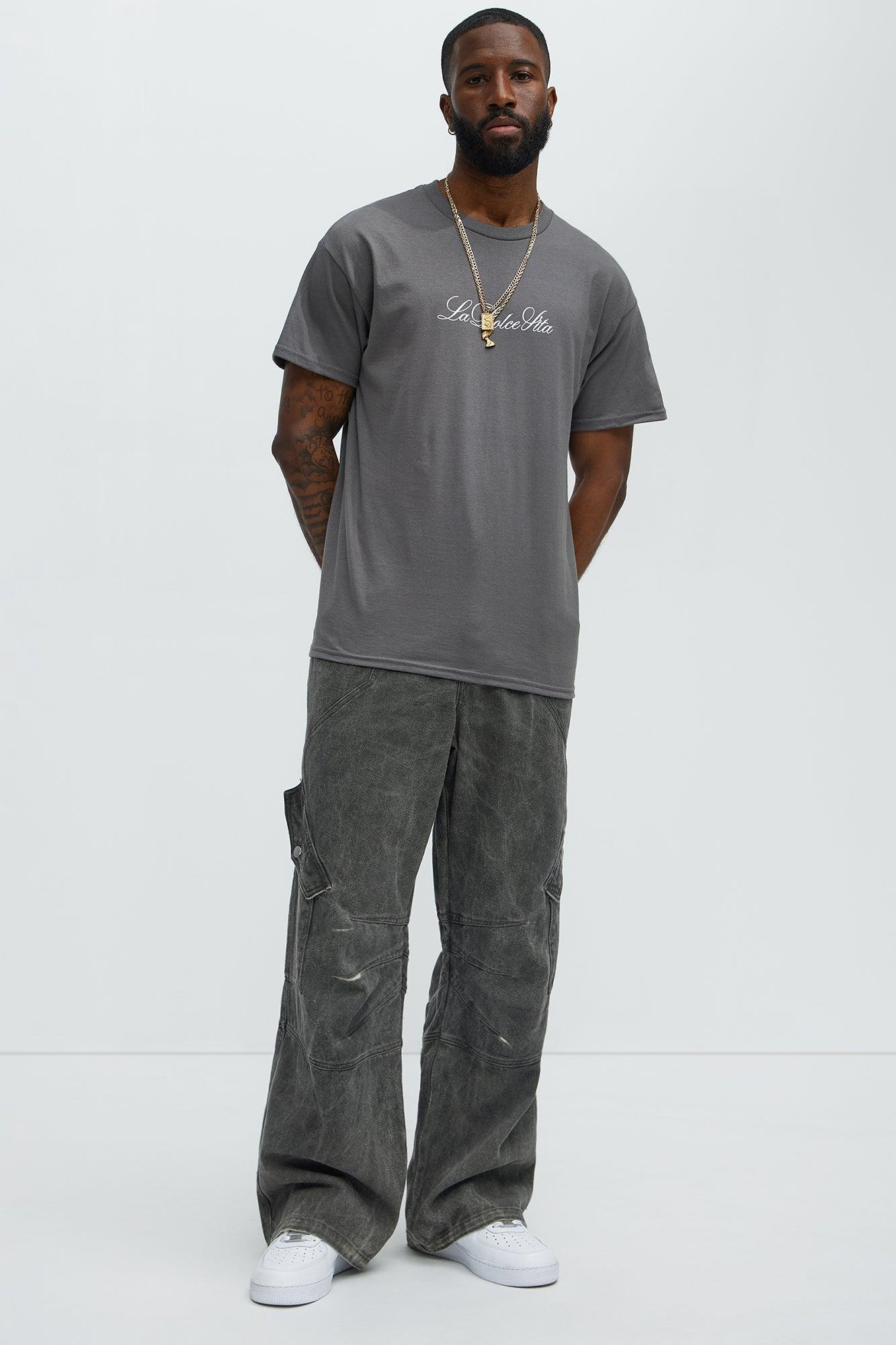 La Dolce Vita Short Sleeve Tee - Charcoal Male Product Image