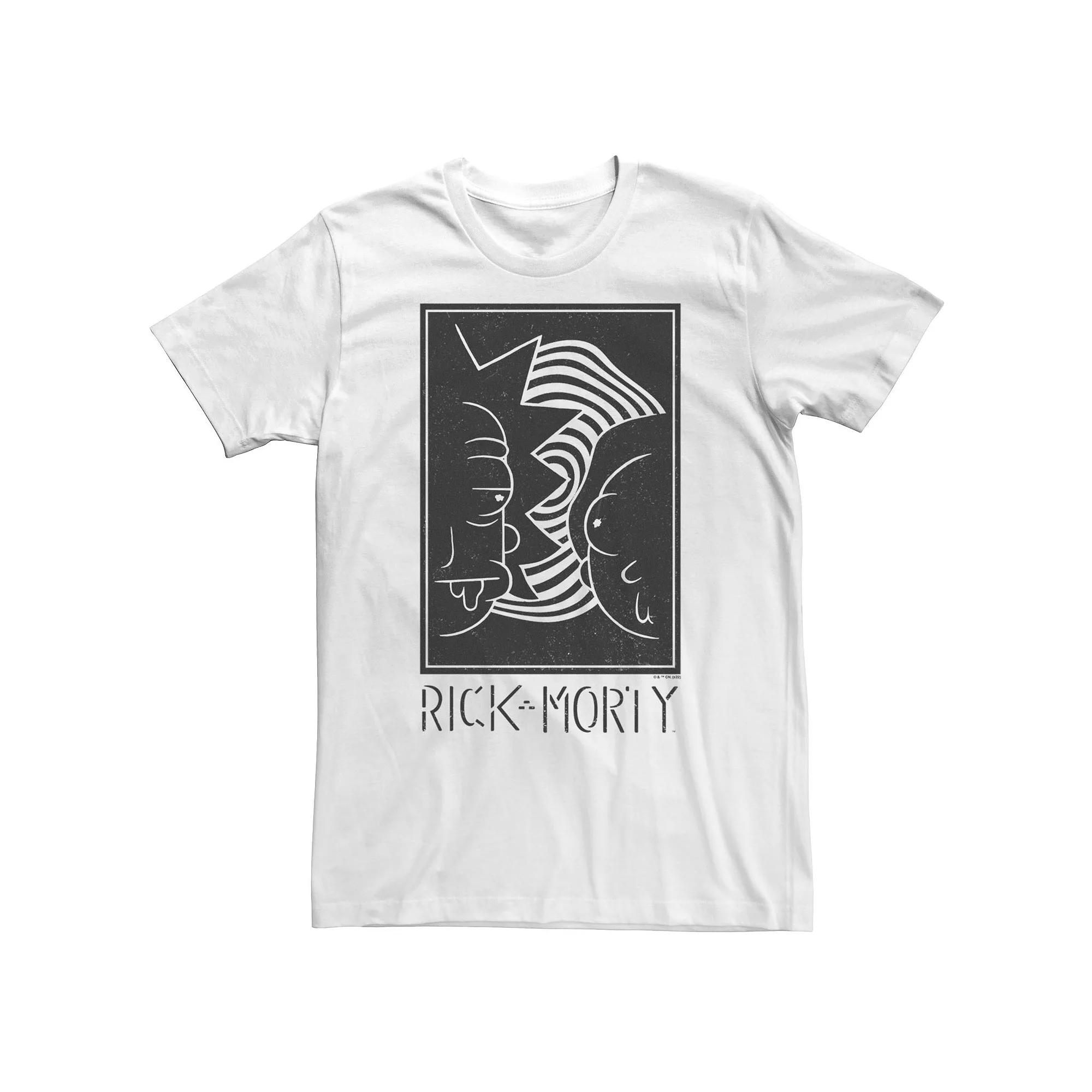 Big & Tall Rick And Morty Dark Poster Tee, Men's,  Product Image