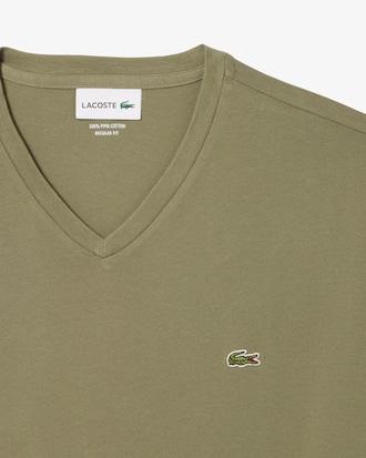 Men's Lightweight Pima Cotton V-Neck T-Shirt Product Image