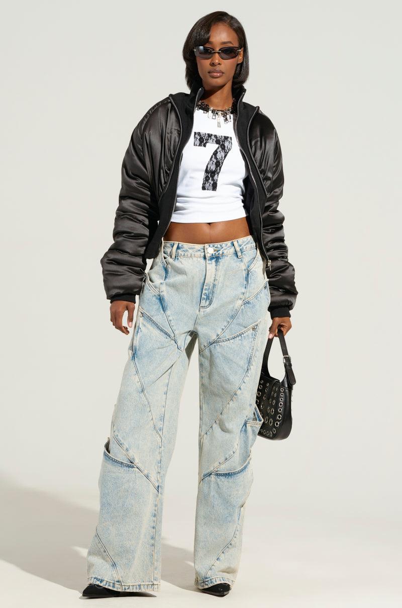 SNAP OUT OF IT DENIM PANT Product Image