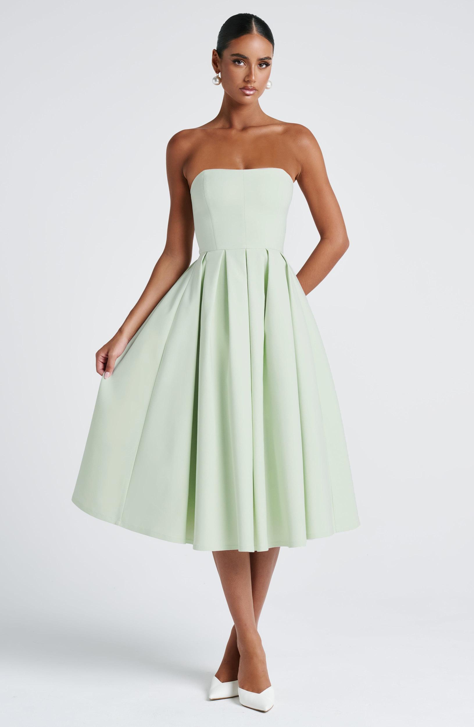 Edith Midi Dress - Mint Product Image